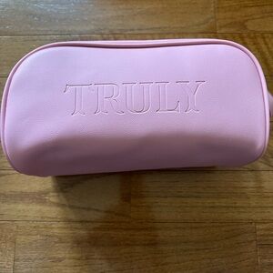 TRULY Pink Cosmetic Bag with Barbie Products included